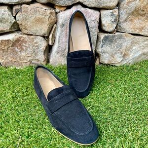 Talbots Black Loafers Classic Slip-Ons